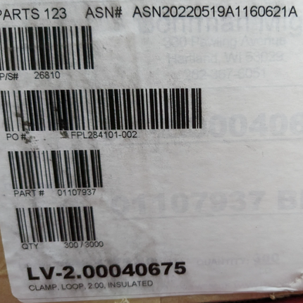 2” Cushioned Insulated Steel Loop P Clamp - BOX of 300 PCS