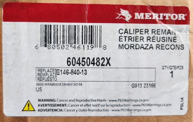 60450482X Meritor Reman Caliper