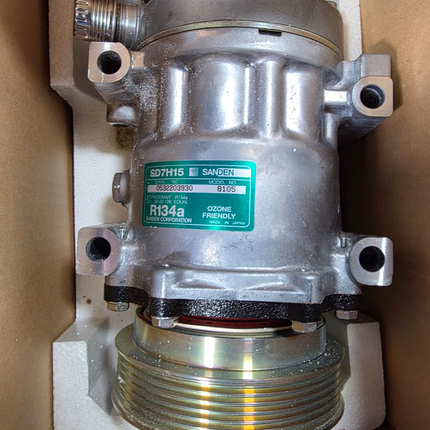 Sanden 300-4434 R134a SD7H15 AC Compressor A/C Clutch 6 Groove 119mm