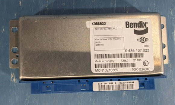 Bendix K058633 Brake Control Module 12V ABS PLC ECU 10R-034040 EC-60