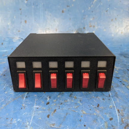 BFG ECCO A9000 Accessory Warning Light Switchbox 6 Red ON OFF Rocker Switch 12 VDC
