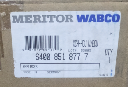 Meritor Wabco XCH-HCU w/ECU S400 851 877 7 HYD POWER BRK - getexcess