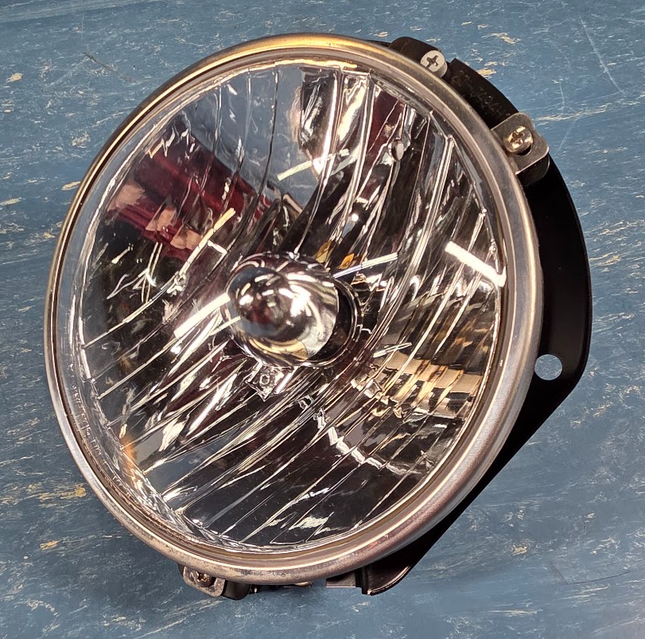 Blue Bird 10080800 7" Round T3 Halogen Headlamp LH TYC 20-J486-06-1E - getexcess