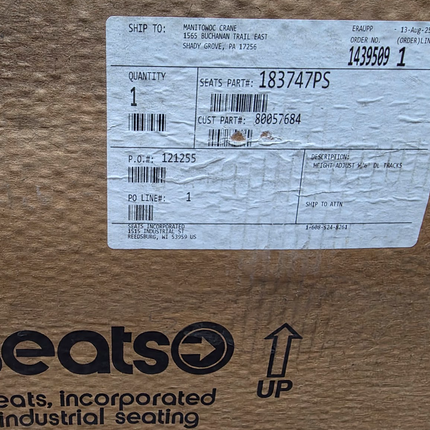 Seats Inc Seat Base Kit 183747PS
