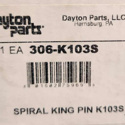 306-K103S Dayton Spiral King Pin Set Kit Truefit Express