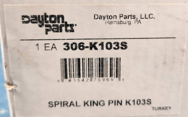 306-K103S Dayton Spiral King Pin Set Kit Truefit Express