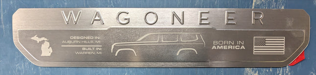 2022-2024 Jeep Grand Wagoneer Beauty Cover Badge Plate Dash Emblem Hood 68470187AB