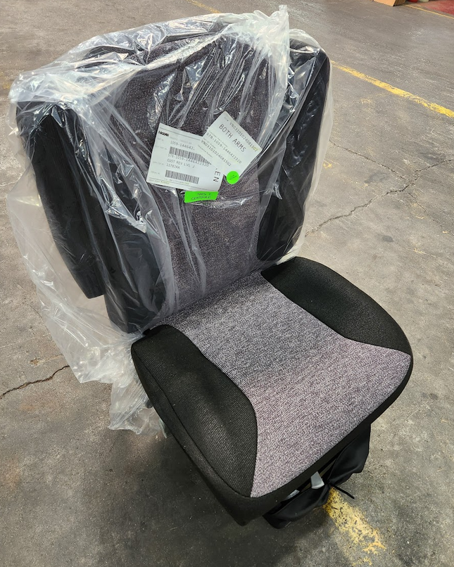 Kenworth National Air Seat S78-1059-1446422320 Black Gray Cloth