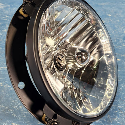 Headlamp Headlight Bucket Assy Round 7" 9007LL Bulb Glass Classic Conversion