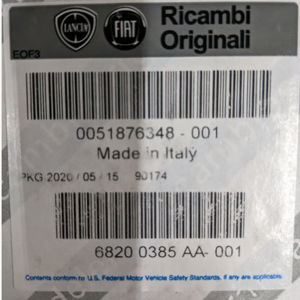 Chrysler Lancia Delta 844 Left Headlight Assy 0051876348