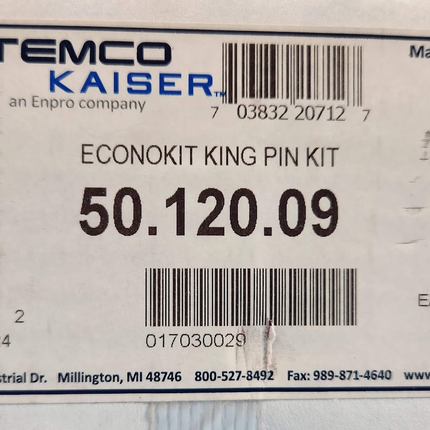 50.120.09 Stemco Kaiser Econokit King Pin Kit for IH Eaton