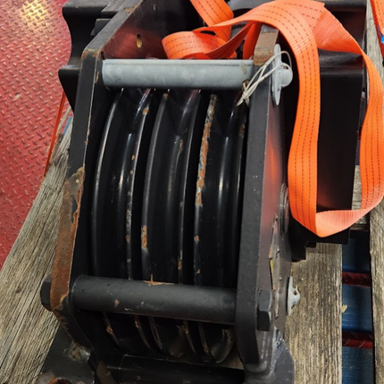 ORJ 35T 16RTD Johnson 35 Ton WLL Hook Block 3-Sheave 3/4" Wire Rope 80068195