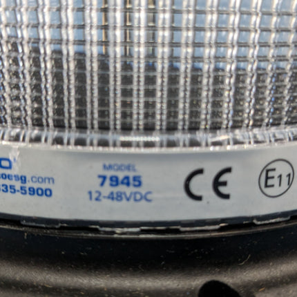 Ecco LED Beacon Clear 360 Degrees Class 2 12-48VDC