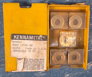 Kennametal KC850 Insert Set of 10 Pcs RNMG64