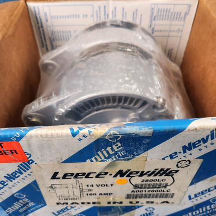 Genuine Prestolite Leece Neville 2800LC 14 Volt 160 Amp Alternator - getexcess