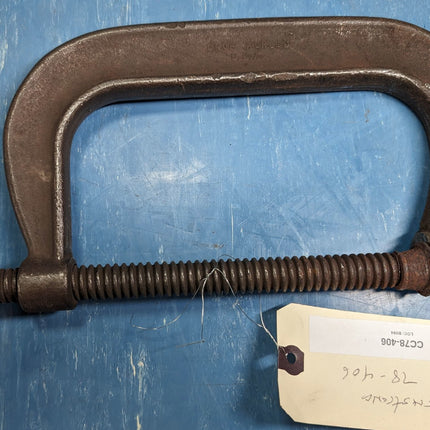 USED Armstrong Forged Steel C G Clamp 6" Jaw 4" Throat