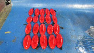 5" Oval Red LED Marker Lights (20)  Stop Tail Turn Truck Trailer 20 pcs