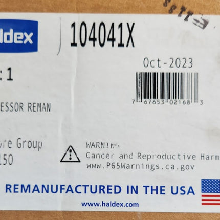 104041X Haldex Like-Nu Reman Air Compressor
