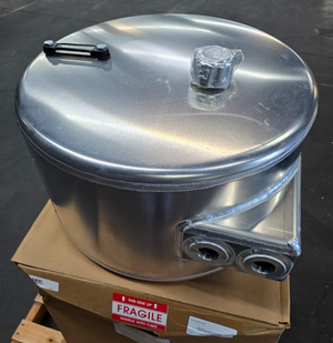 25 Gallon Aluminum Hydraulic Reservoir Tank Saddle Mount with Brackets A4525DS90-ST