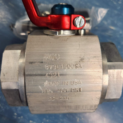 BV3L-1500S-A-4321 DMIC 3-Way Diverter Ball Valve #24 SAE 1.5 Aluminum 400psi