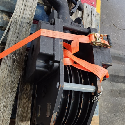 ORJ 35T 16RTD Johnson 35 Ton WLL Hook Block 3-Sheave 3/4" Wire Rope 80068195