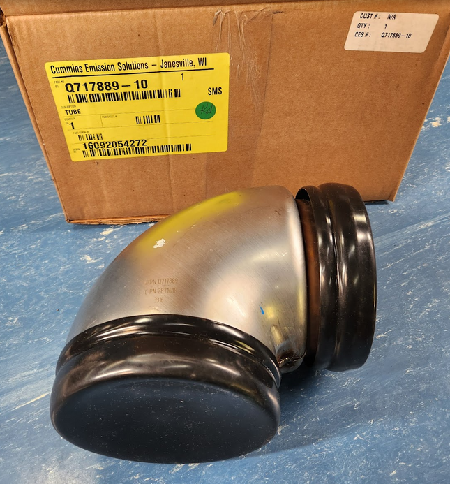 Cummins Q717889-10 Kenworth Peterbilt DEF Pipe Elbow Tube 1825901PE 2871618