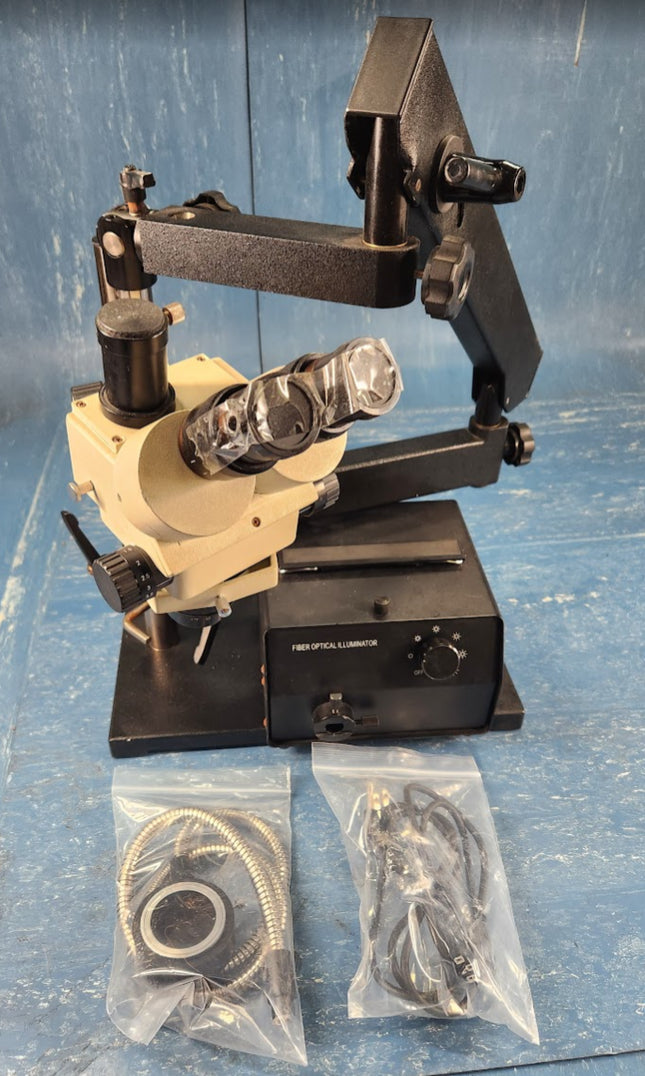 High Intensity Fiber Optic Ring Light Illumination Source Microscopy Machine