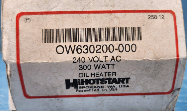 Hot start Diesel Engine Lube Oil Heater OW630200-000 300W