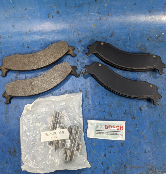 Bosch QuietCast Premium BE655H Disc Brake Pad Set Front