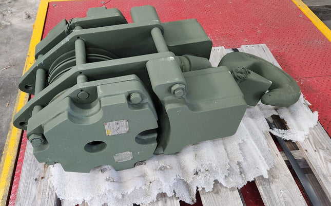 Johnson 60 ton 4-sheave 5/8" Wire Rope Hook Block RJ 60ON 12RTD