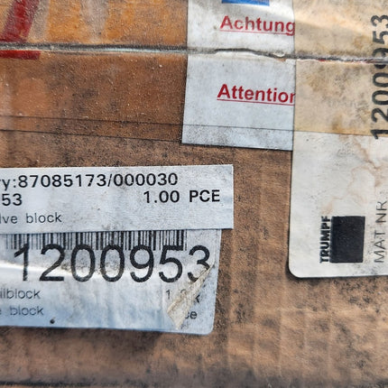 1200953 Trumpf SPK Valve Block Kit