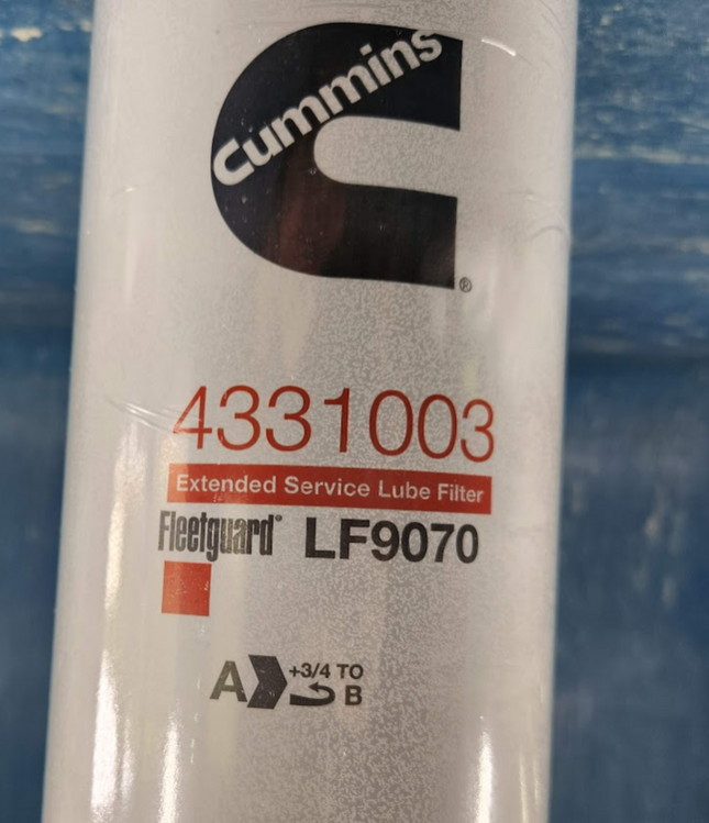 LF9070 Fleetguard Lube Filter Spin On Cummins 4331003