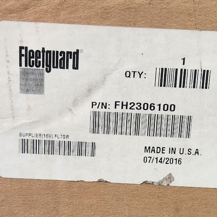 FH2306100 Fleetguard Fuel Pro Housing FH230 Filter EleMax+