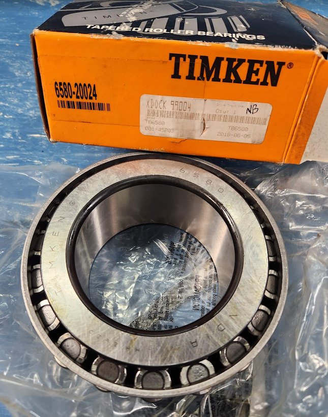 Genuine Timken 6580 Tapered Roller Bearing TRB