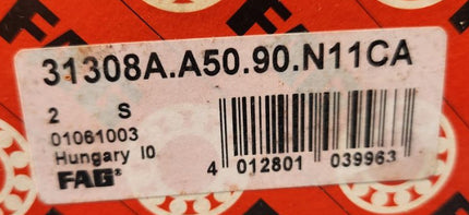 FAG Tapered Roller Bearing Single Row 31308A.A50.90.N11CA 40x90x46mm