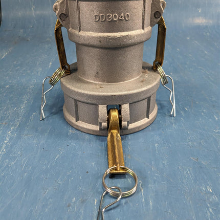 DD-3040-A Midland Cam and Groove Type D Spool Coupler 3" Female x 4" Female Aluminum - getexcess