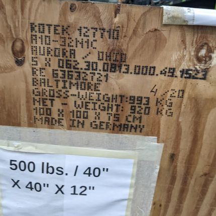 Rotek Rothe Erde 36.5” Slewing Ring Turntable Rotation Bearing A10-32N1C Series 3000 - getexcess