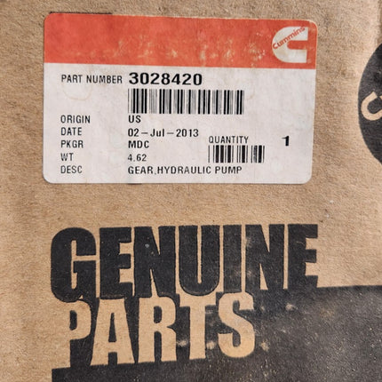 3028420 New OEM Genuine Cummins Hydraulic Pump Gear Front Gear Train Onan