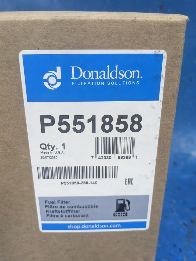 Donaldson P551858 Donaldson Spin On Fuel Filter Water Separator