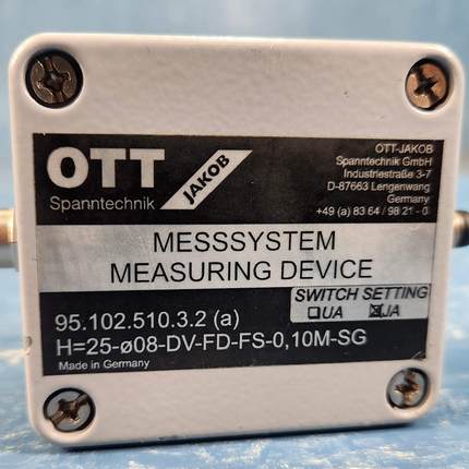 SM129.VX20 Ott Jakob Spanntechnik 09 6630 40 15 Mess system Measuring Device - getexcess