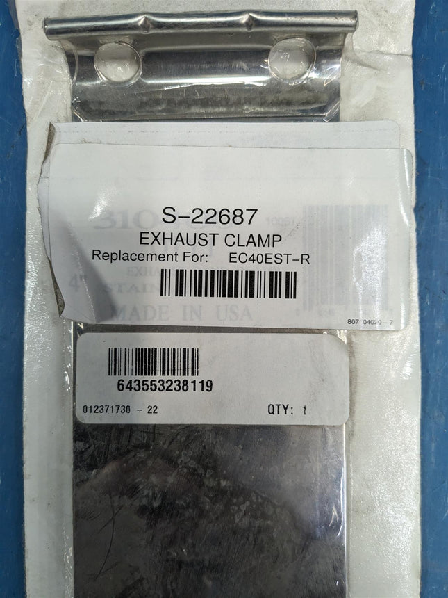 Set of 4 - Newstar 4'' Flatband Exhaust Clamp 304 SS Easy Seal