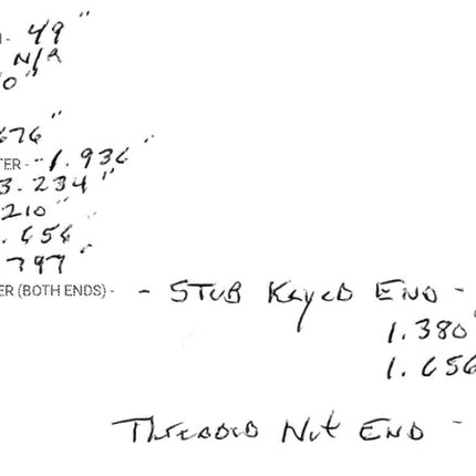 49" Kearney & Trecker 2200 Series Mill Ball Screw Assembly ZM125505