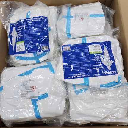 Sunway SUN-V Medical Disposable Protective Gown Coverall Type III 185cm CASE of 50 PCS