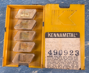 Kennametal KC850 Insert Set of 5 Pcs NG4250R