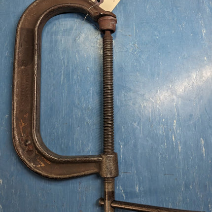 USED Williams 404 Forged Steel C G Clamp 8" Jaw 4.5" Throat
