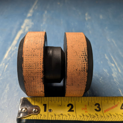 Engine Isolator Kit Ebco 70 Duro Orange 2.5" OD x 2.5" OAL x 5/8" ID