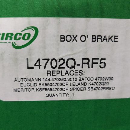 Sirco 23K Front Lined Brake Shoes Hardware Kit - getexcess