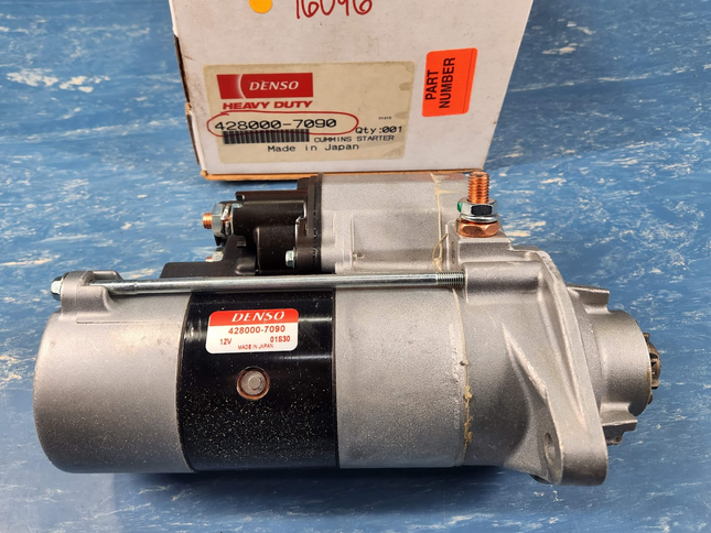 Genuine Denso Heavy Duty 12V Starter 428000-7090 Cummins ISF QSB - getexcess