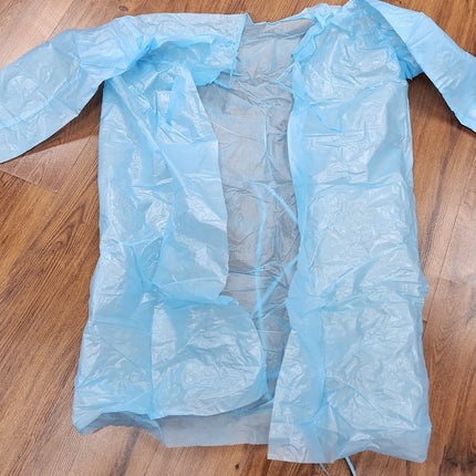 Non Medical Isolation Gown Blue Elastic Cuff XXL Atria CASE of 140 PCS