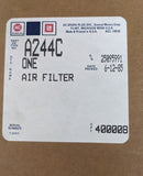 ACDelco Automotive Air Filter A244C